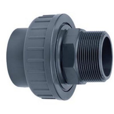 1.5" Socket Unions for Pressure Pipe Glue to Male Thread