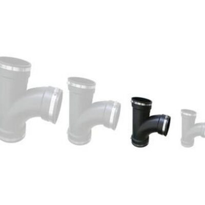 2" Tee with Clips (Flexible)