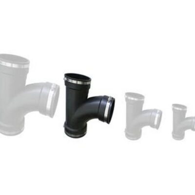 3" Tee With Clips (Flexible)