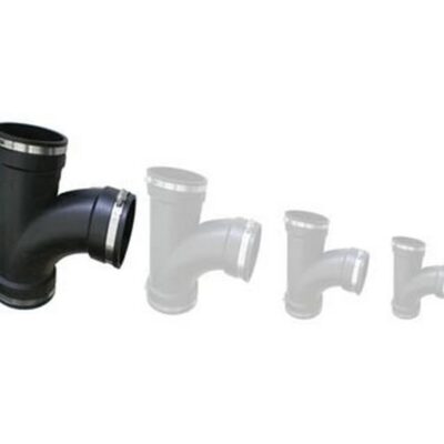 4" Tee with Clips (Flexible)