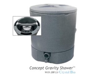 Concept Gravity Shower inc 200L C.Bio