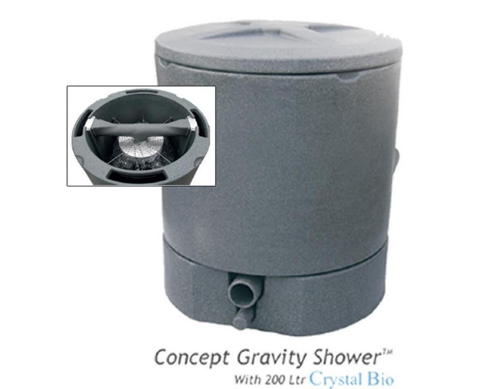 Concept Gravity Shower inc 200L C.Bio