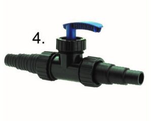 1.5" Inch Oase Flow regulator with Hose Tails