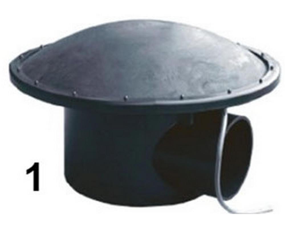 Complete 110mm Bottom Drain with Aereation lid (pic 1)