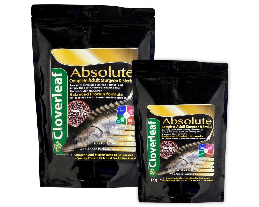 Cloverleaf Sturgeon / Sterlet (Sinking) food 4.5mm 5kg