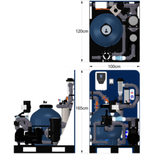 AquaForte Complete Plug & Swim Filter Pallet Biopool Astral Victoria VS Type 5 - Image 2