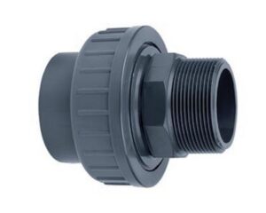 1.5" Socket Unions for Pressure Pipe Glue to Male Thread