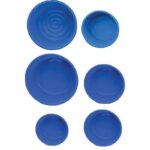 24" Dia x 10" Blue Inspection Bowl