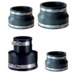 Flexible Reducing Connector with clips 4"-1.5"