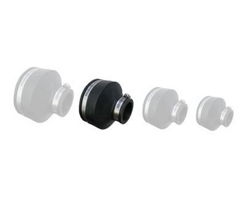 4″-3″ Reducing Connector with clips (Flexible)