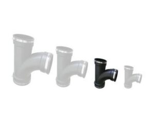 2" Tee with Clips (Flexible)
