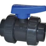 1.5" Ball Valve for Pressure Pipe Double Union with Blue Handle