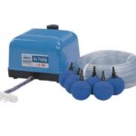 Aqua Forte Air pump Flow V-30 SET (with line / stones)