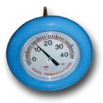 Big Blue Wheel Type Thermometer