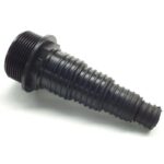 Black Threaded Hose Tail