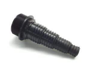 Black Threaded Hose Tail