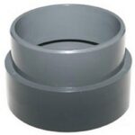 4" Socket to 110mm plain male converter (for drains)