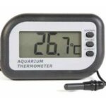 Small Black ETI Digital thermometer with 1mtr probe