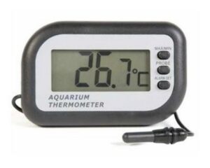 Small Black ETI Digital thermometer with 1mtr probe