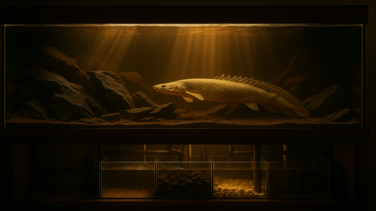 Aquarium Filtration for Large Predator Tanks: Sizing Canisters, Sumps & Turnover Rates for UK Monster-Fish Keepers