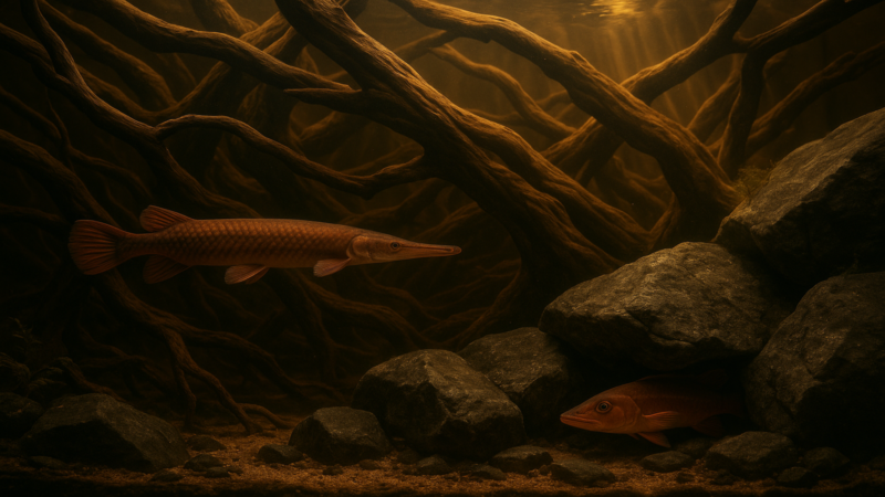 Aquascaping a South American Predator Biotope: Wood, Rock & Layout Choices That Survive Plecos, Gars and Pike Cichlids